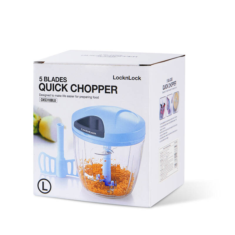 [&Aacute;p voucher 6%] Dụng Cụ Băm Rau Củ Quả LocknLock, Size S-M-L, 3 M&agrave;u (Hồng, Xanh L&aacute;, Xanh Dương) - CKS308PIK, CKS309GRN , CKS310BLU image number null